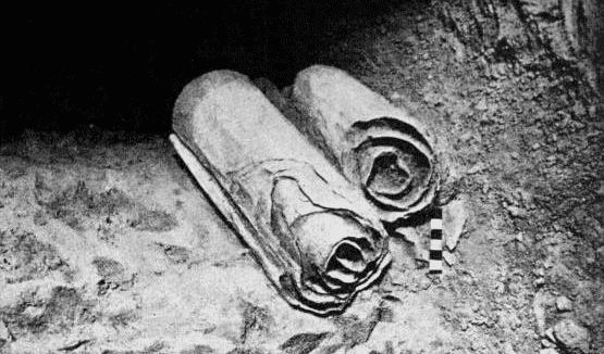 Dead Sea scrolls (discovered in 1947), before being unraveled
