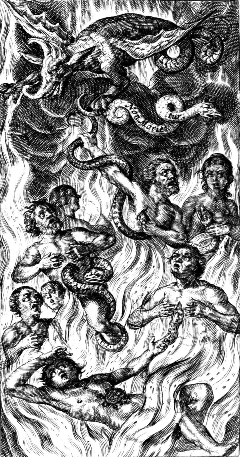 Eternal damnation in the fires of hell