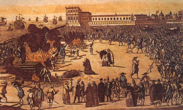 Burning of Jews in Portugal in 1497