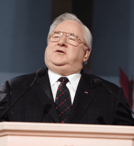 Jerry Falwell Sr. in the pulpit