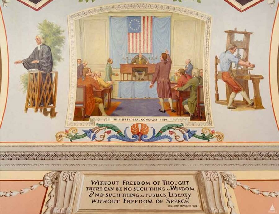 The first federal congress, 1789