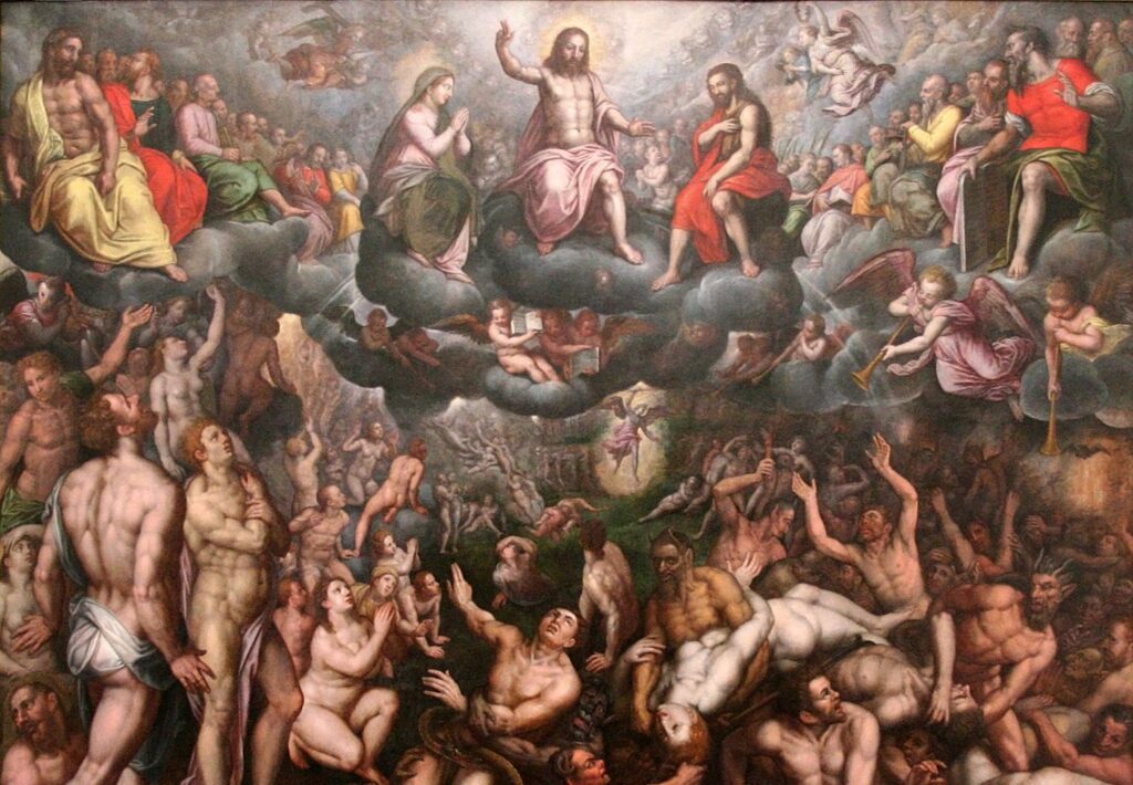 The Second Coming of Jesus Christ (Raphael Coxie, 1588-89)
