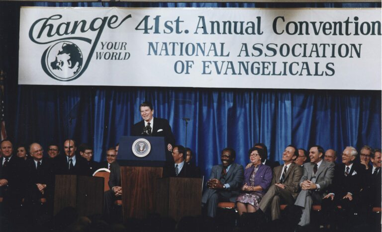President Reagan Addressing National Association of Evangelicals