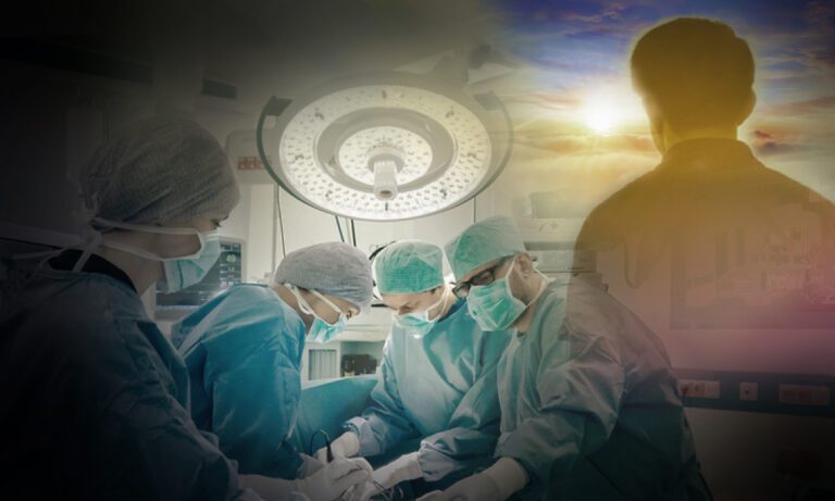 NDEer Observing Surgery on His Body