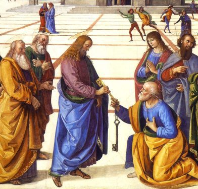 Christ handing the keys to St. Peter (Pietro Perugino)