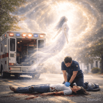 Woman Going to the Light During an NDE